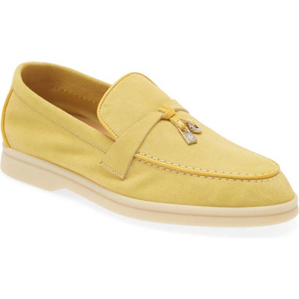 Loro Piana Yellow Loafers
